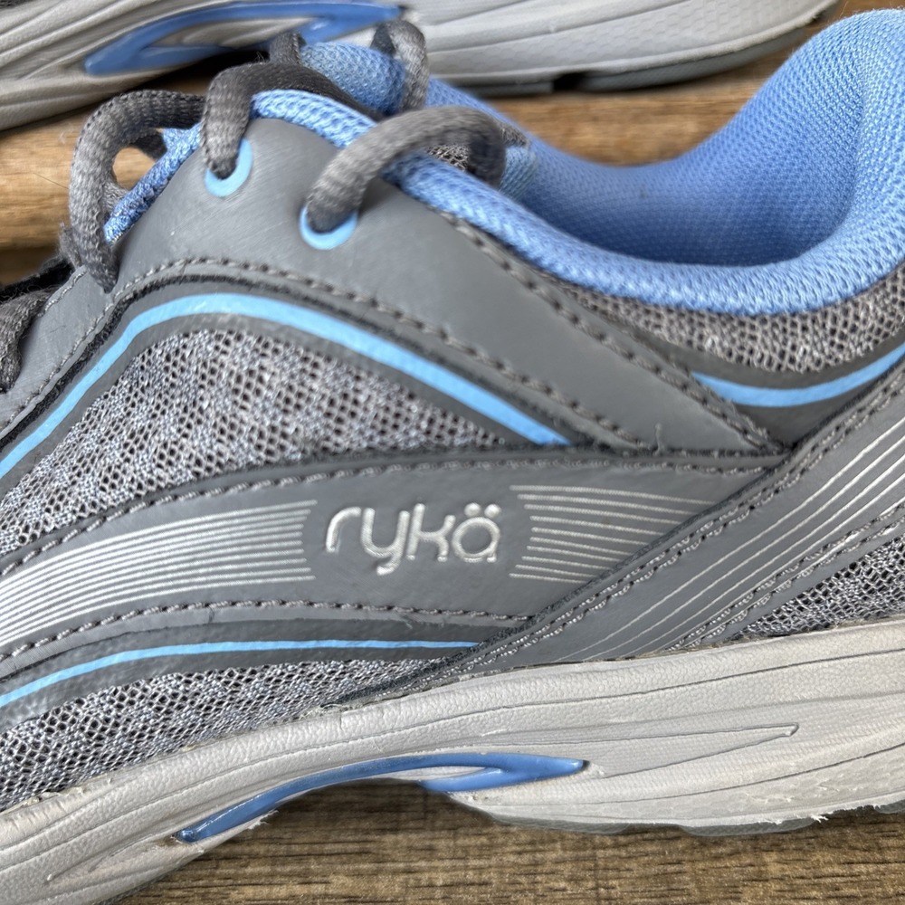 Ryka Sneakers Women's 9M Sky Walker Athletic Gray & Blue Running Shoes